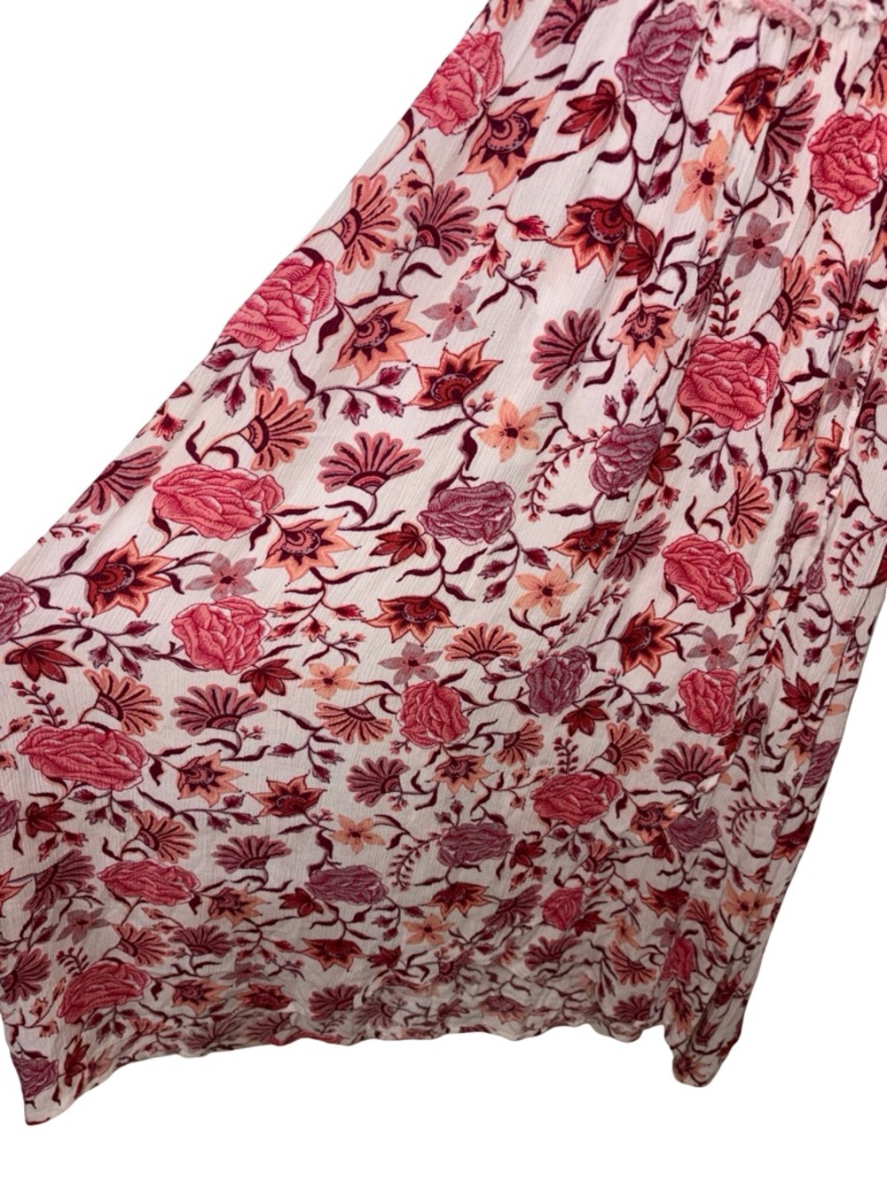 Altar’d State Floral Faux Wrap Midi Dress Size Small Boho Cottagecore Pink - Picture 3 of 7